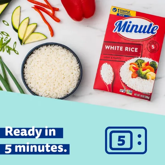 Picture of Minute Rice White Rice, Light & Fluffy